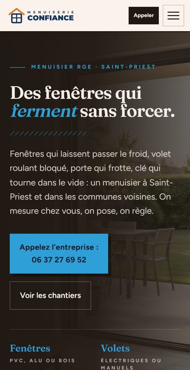 Design 3 sur téléphone